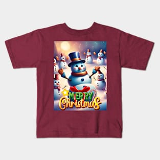 It’s a snowman Christmas Kids T-Shirt